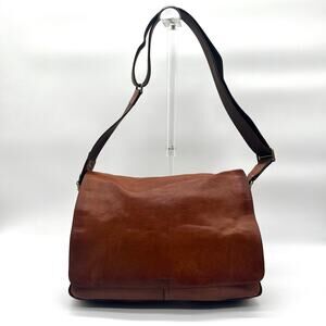 COACH Bleecker Legacy Leather Courier, Brown